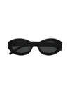 Saint Laurent Sl M136 Linea Classic 001 Black Sunglasses In Black