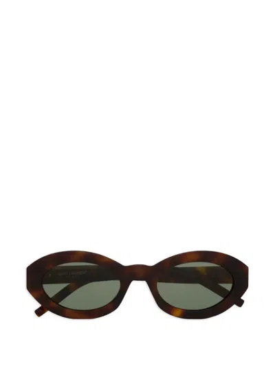 Saint Laurent Sl M136 Oval-frame Sunglasses
