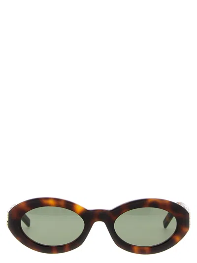 Saint Laurent Sl M136 Sunglasses In Brown