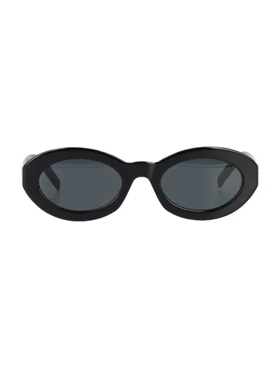 Saint Laurent Sl M136 Sunglasses In Black