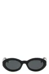 Saint Laurent Sunglasses Sl M136 Black Gray Crystal In Black