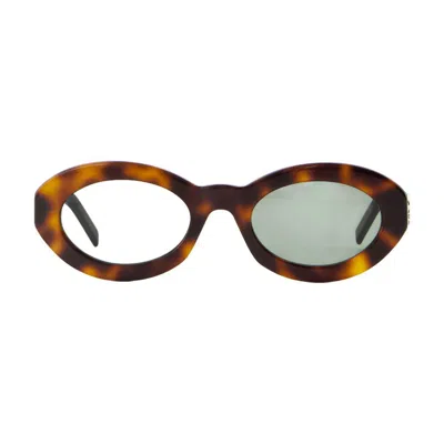 Saint Laurent Sl M136 Sunglasses In Brown