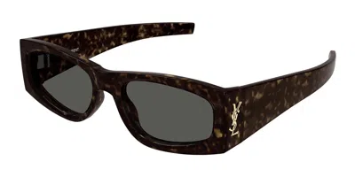 Saint Laurent Sl M140 003 Women's Sunglasses Tortoiseshell Size 56 In Brown