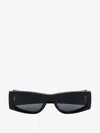 Saint Laurent Cassandre Rectangular Sunglasses In Black