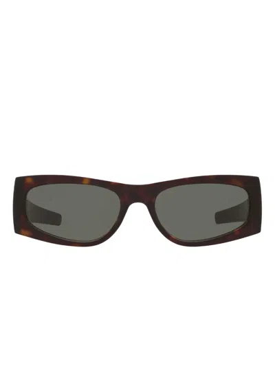 Saint Laurent Sl M140 Sunglasses In Brown