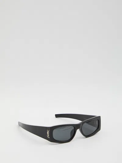 Saint Laurent Sl M140/f Sunglasses In Black