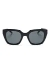 Saint Laurent Sl M143 Sunglasses In 001 Black Black Black