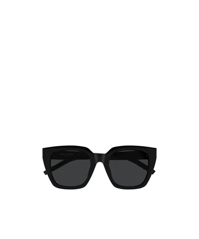 Saint Laurent Sl M143 Sunglasses In Black