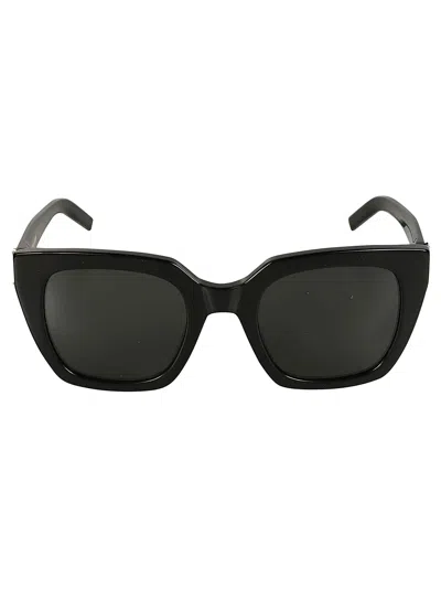 Saint Laurent Sl M143 Sunglasses In Black