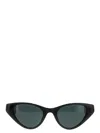 Saint Laurent 'm144' Cat Eye Sunglasses In Black