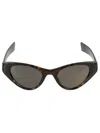 Saint Laurent Sl M144 Sunglasses In Havana-havana-grey