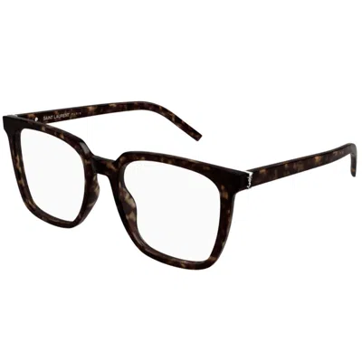 Saint Laurent Sl M146 Opt002-havana-havana-transparent In Blue