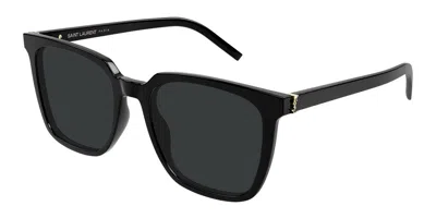 Saint Laurent Sl M146/k Asian Fit 001 Women's Sunglasses Black Size 56