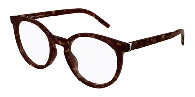 Saint Laurent Sl M147 Women's Glasses, Tortoiseshell, Size 52 In Brown