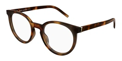 Saint Laurent Sl M147 Women's Glasses, Tortoiseshell, Size 52 In Brown