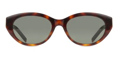Saint Laurent Sl M148 003 Women's Sunglasses Tortoiseshell Size 54 In Brown