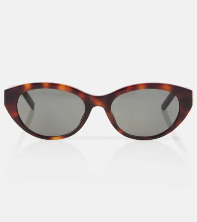 Saint Laurent Sl M148 Cat-eye Sunglasses In Brown