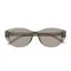 Saint Laurent Sl M148 Linea Monogram 004 Brown Grey Sunglasses In Gray