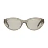 Saint Laurent Cat-eye Acetate Sunglasses In Gray