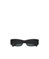 Saint Laurent Black Acetate Sl M152 Sunglasses In Black