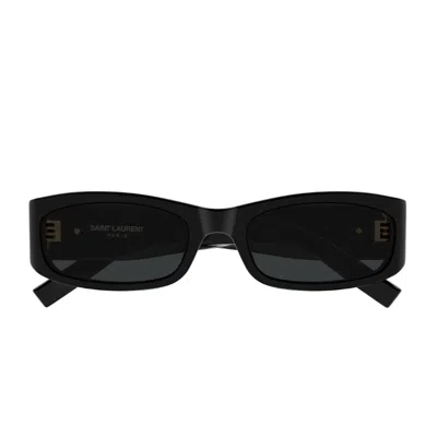Saint Laurent Sl M152 Linea Monogram 001 Black Sunglasses