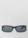 Saint Laurent Rectangle Frame Sunglasses Thick Temples In Black