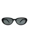 Saint Laurent Full Frame Sunglasses In Black