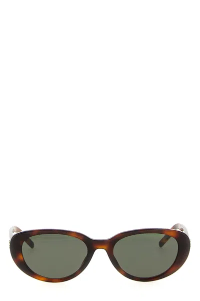 Saint Laurent 'sl M154' Sunglasses In Brown