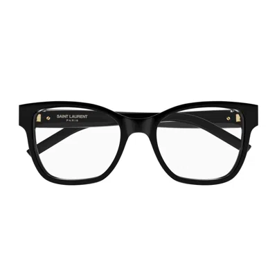 Saint Laurent Sl M158 Linea Monogram 007 Black Glasses In Pattern