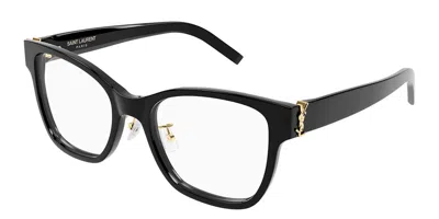 Saint Laurent Sl M158/f Asian Fit 001 Women's Glasses Black Size 54 - Free Lenses - Blue Light Block Available