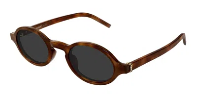 Saint Laurent Sl M161 003 Men's Sunglasses Tortoiseshell Size 48 - Free Rx Lenses  - Free Rx Lenses In Multi