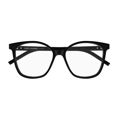 Saint Laurent Sl M162 Linea Monogram 001 Black Glasses