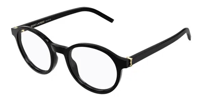 Saint Laurent Sl M163 001 Men's Glasses Black Size 50 - Free Lenses - Blue Light Block Available