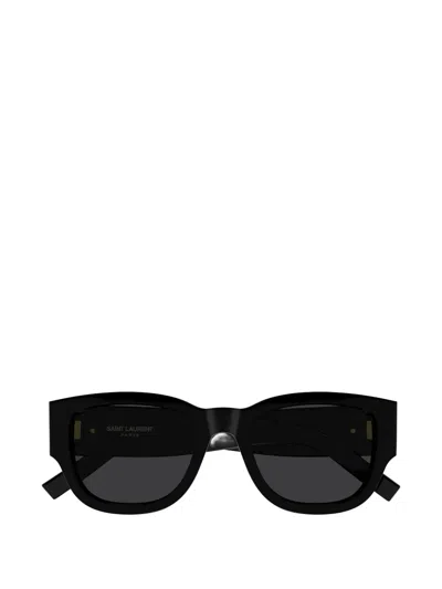 Saint Laurent Sl M174 Square-frame Sunglasses In Black