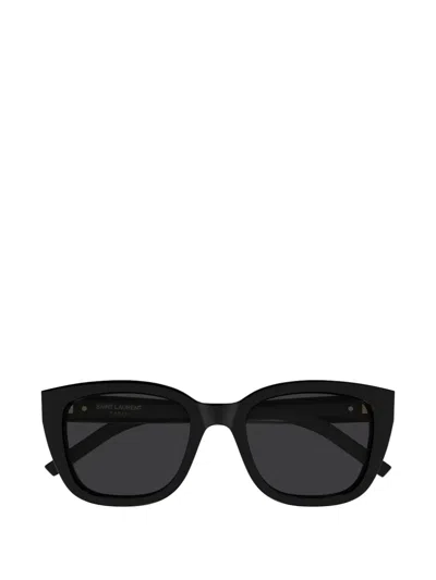 Saint Laurent Sl M176 Cat-eye Sunglasses In Black