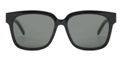 Saint Laurent Sl M40/f Asian Fit 003 Women's Sunglasses Black Size 55