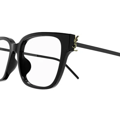 Saint Laurent Sl M48o_a/f001-black-black-transparent