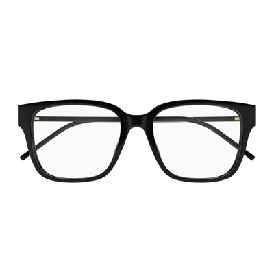 Saint Laurent Sl M48o_a/fn Linea Monogram 001 Black Glasses