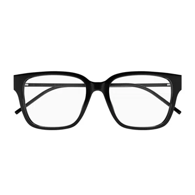 Saint Laurent Sl M48o_a/fn Linea Monogram 002 Black Glasses