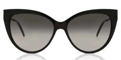 Saint Laurent Sl M48s_a Asian Fit 002 Men's Sunglasses Black Size 56