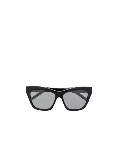 Saint Laurent Sl M79 Square Frame Sunglasses In Gray