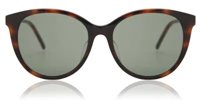 Saint Laurent Sl M82/f Asian Fit 003 Men's Sunglasses Tortoiseshell Size 56 In Pattern