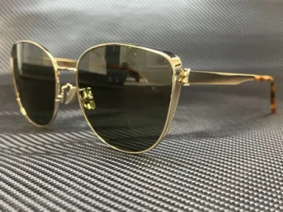 Pre-owned Saint Laurent Sl M89 003 Gold Cat Eye 51 Mm Women's Sunglasses In Green
