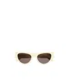 Saint Laurent Acetate Sl M94 Sunglasses In Neutral