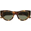 Saint Laurent Sl M94 52mm Cat Eye Sunglasses