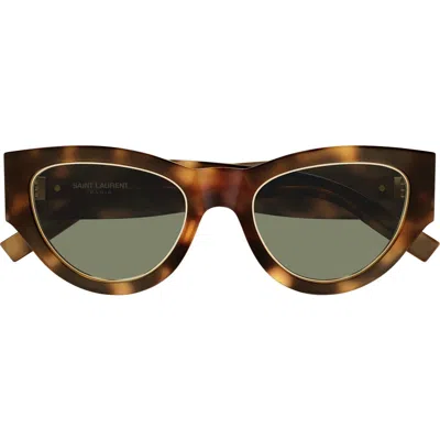 Saint Laurent Sl M94 52mm Cat Eye Sunglasses