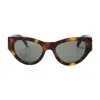 Saint Laurent Sl M94 Linea Monogram Sunglasses In Brown