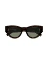 Saint Laurent Sl 506 Sunglasses In Green
