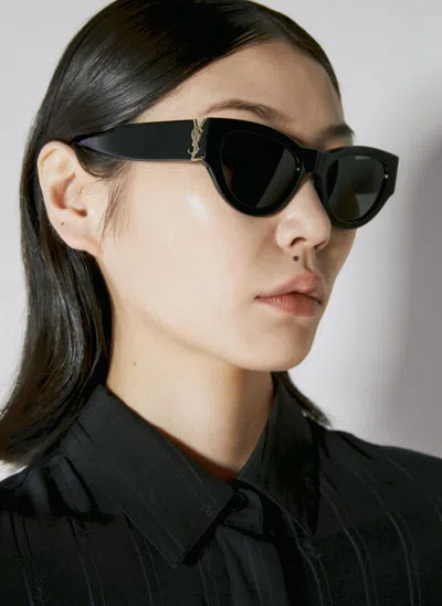 Saint Laurent Sl M94 Sunglasses In Black