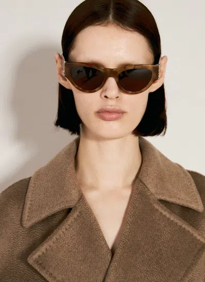 Saint Laurent Sl M94 Tortoiseshell Sunglasses In Brown